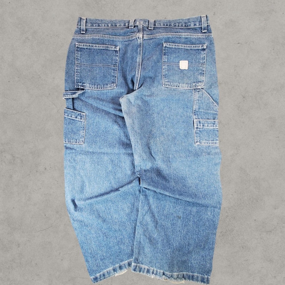 Faded Glory Carpenter Jeans Mens 40x30 Baggy Grunge Wide Leg Skater 2000s Emo